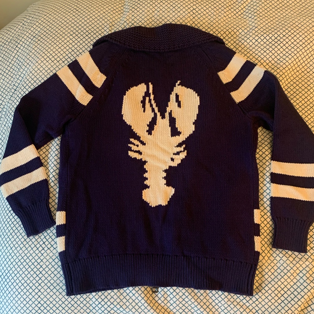 J. Crew Lobster Cardigan Knit Jacket NEW  Size XS RARE - Picture 11 of 16
